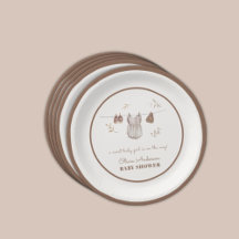 Border Boho Waterverf Meisje Outfit Baby shower