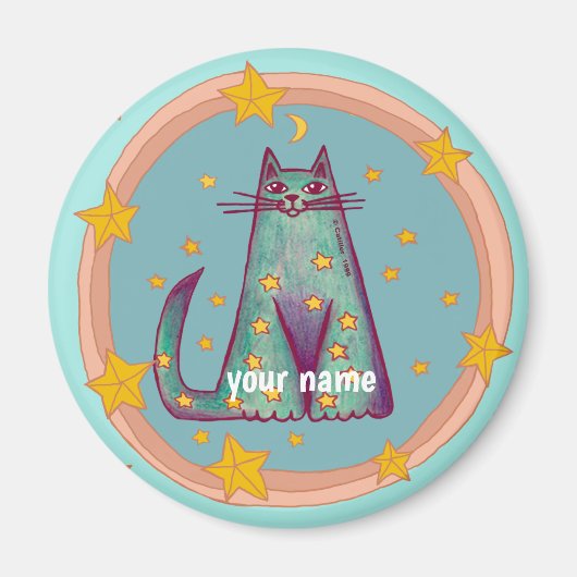 Border Cat Magneet (Voorkant)