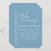 Border Charm Religieuze Uitnodiging (Voorkant / Achterkant)