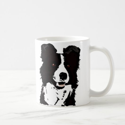 Border Collie 11oz Mok - (Rechts)