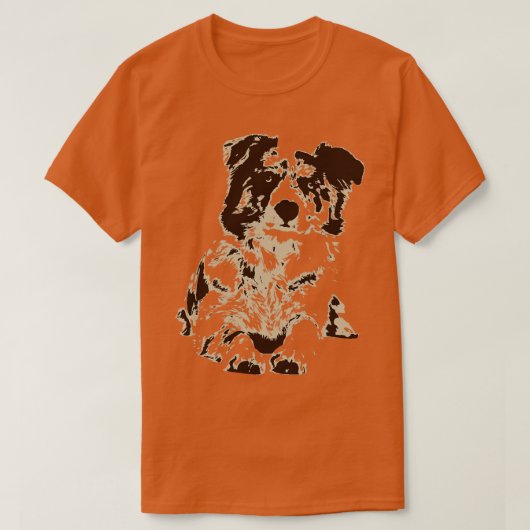 Border Collie 5 T-shirt (Design voorkant)