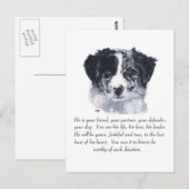 Border Collie Aandenken Briefkaart (Voorkant / Achterkant)