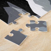 Border Collie Abstracte Dog Legpuzzel (Zijkant)