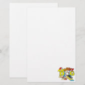 Border Collie Agility Briefpapier (Voorkant / Achterkant)