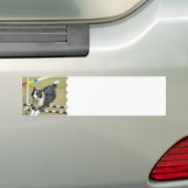 Border Collie Agility Bumpersticker (Op auto)