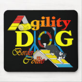 Border Collie Agility Cadeaus Muismat (Voorkant)