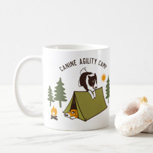 Border Collie Agility Dog Custom Canine Cartoon Koffiemok