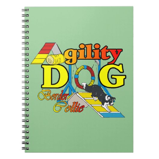 Border Collie Agility Notitieboek (Voorkant)