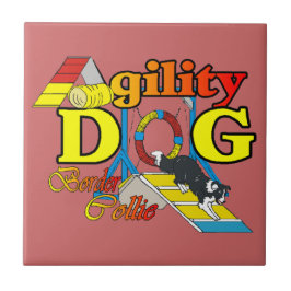Border Collie Agility Tegeltje