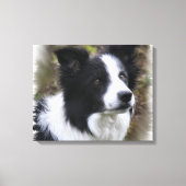 Border Collie Art Canvas Afdruk (Voorkant)