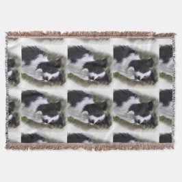 Border Collie Art Deken