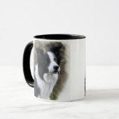 Border Collie Art Gifts Mok (Voorkant links)