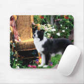 Border Collie Art Gifts Muismat (Met muis)