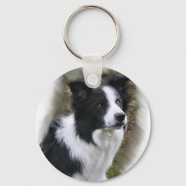 Border Collie Art Gifts Sleutelhanger