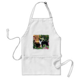 Border Collie Art Gifts Standaard Schort