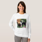 Border Collie Art Gifts T-shirt (Voorkant volledig)