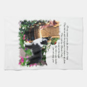 Border Collie Art Gifts Theedoek (Horizontaal)
