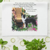 Border Collie Art Gifts Theedoek (Gevouwen)