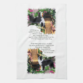 Border Collie Art Gifts Theedoek