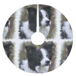 Border Collie Art Kerstboom Rok