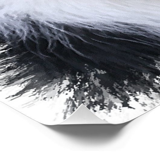 Border Collie Art Perfect Poster (Hoek)