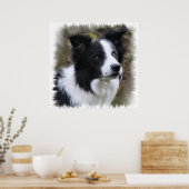 Border Collie Art Poster (Keuken)