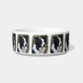 Border Collie Art Voerbakje