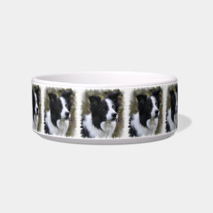 Border Collie Art Voerbakje