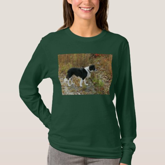 Border Collie Autumn T-shirt (Voorkant)