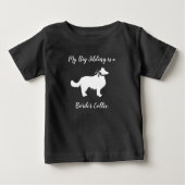 Border Collie-Baby shower (Voorkant)
