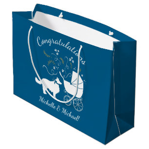 Border Collie-Baby shower Groot Cadeauzakje