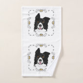 Border Collie  Bad Handdoek (Handdoek)