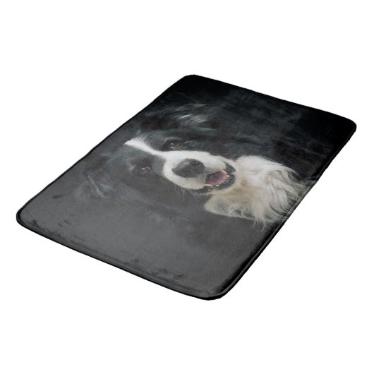 Border Collie Badmat (Gekanteld)