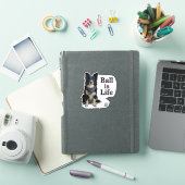 Border Collie Bal Is Leven Sticker (iPad Cover)
