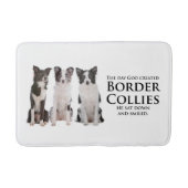 Border Collie Bath Mat (Voorkant)