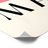 Border Collie Bathroom Print Funny Pink Matisse (Hoek)