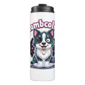 Border Collie BC Zombie Dog Halloween Essential T- Thermosbeker (Voorkant)