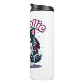 Border Collie BC Zombie Dog Halloween Essential T- Thermosbeker (Geroteerd rechts)