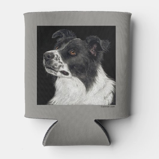 Border Collie - "Ben" Blikjeskoeler (Voorkant)