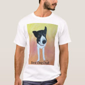 Border Collie, Best Dog Dad, Tshirts (Voorkant)