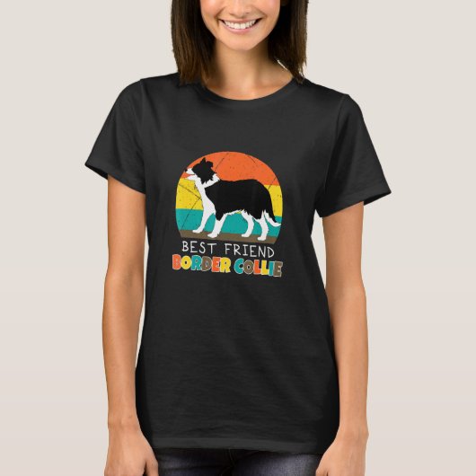 Border Collie Best Friend Dog Owner T-shirt (Voorkant)