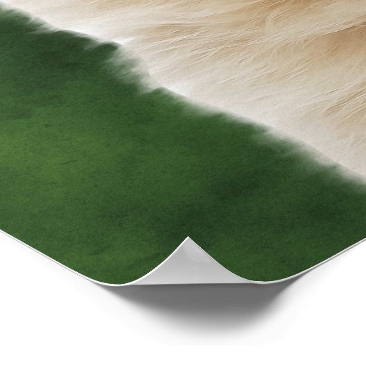 Border Collie Best Mam Poster (Hoek)