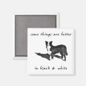 Border Collie Beter Magneet (Voorkant / Achterkant)