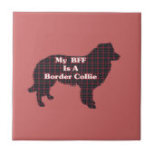 Border Collie BFF Tegeltje (Voorkant)