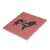 Border Collie BFF Tegeltje (Zijkant)