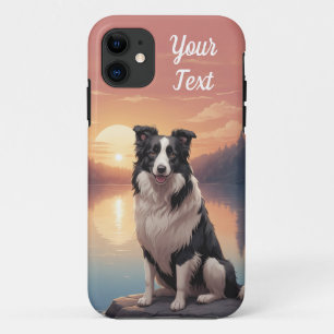 Border Collie bij het meer Case-Mate iPhone Case