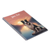 Border Collie bij Lake Notitieboek (Rechterzijde)