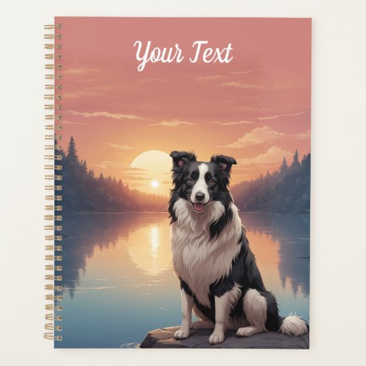 Border Collie bij Lake Planner (Voorkant)
