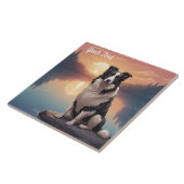 Border Collie bij Lake Tegeltje (Zijkant)