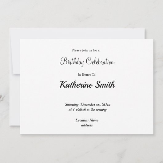 Border Collie Birthday Uitnodiging (Achterkant)